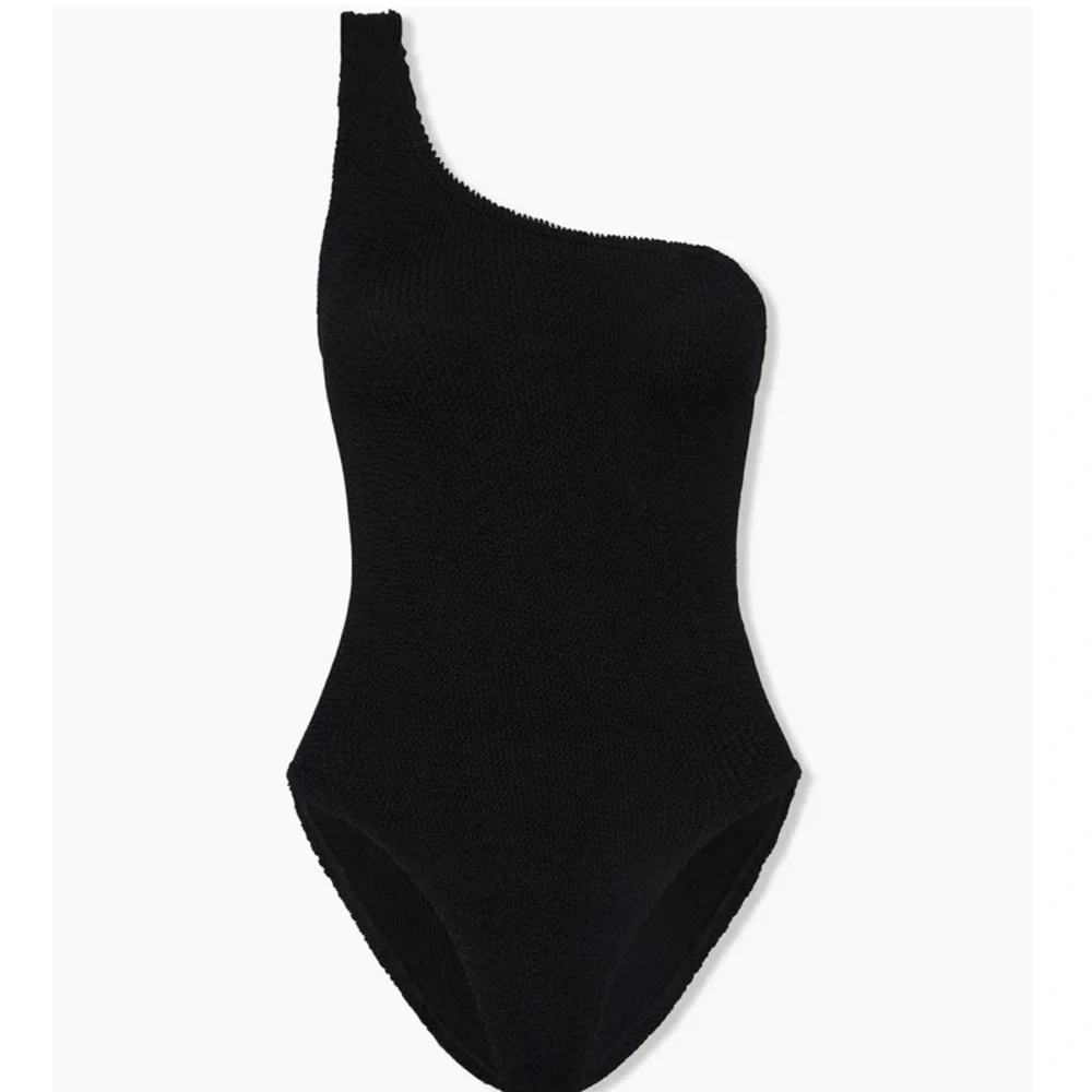 NWT Hunza G nancy one shoulder one piece in black - Picture 3 of 7